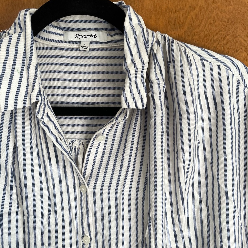 Madewell Striped Button-up Blouse
